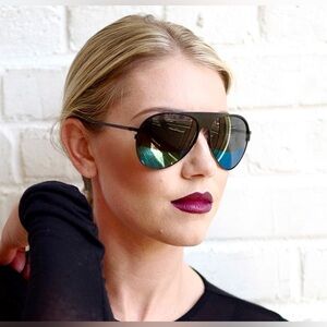 NWT $350 Vuliwear RARE Italian sunglasses. Cert of authenticity.  Black, blue